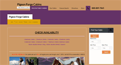 Desktop Screenshot of pigeonforgecabins.com